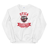 Utica Comets Adult Crewneck Sweatshirt - Banner Design