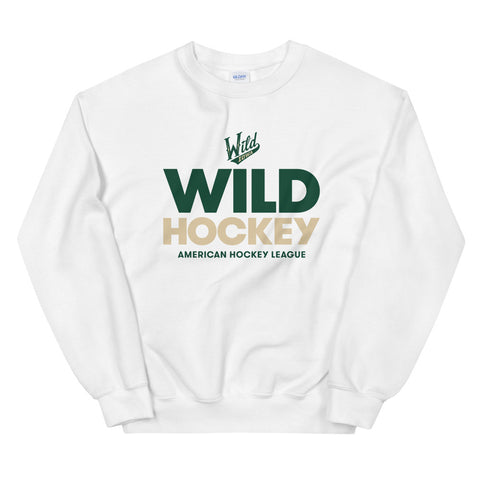 Iowa Wild Hockey Adult Crewneck Sweatshirt