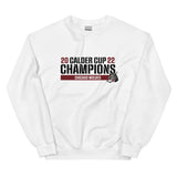 Chicago Wolves 2022 Calder Cup Champions Raise the Bar Adult Crewneck Sweatshirt