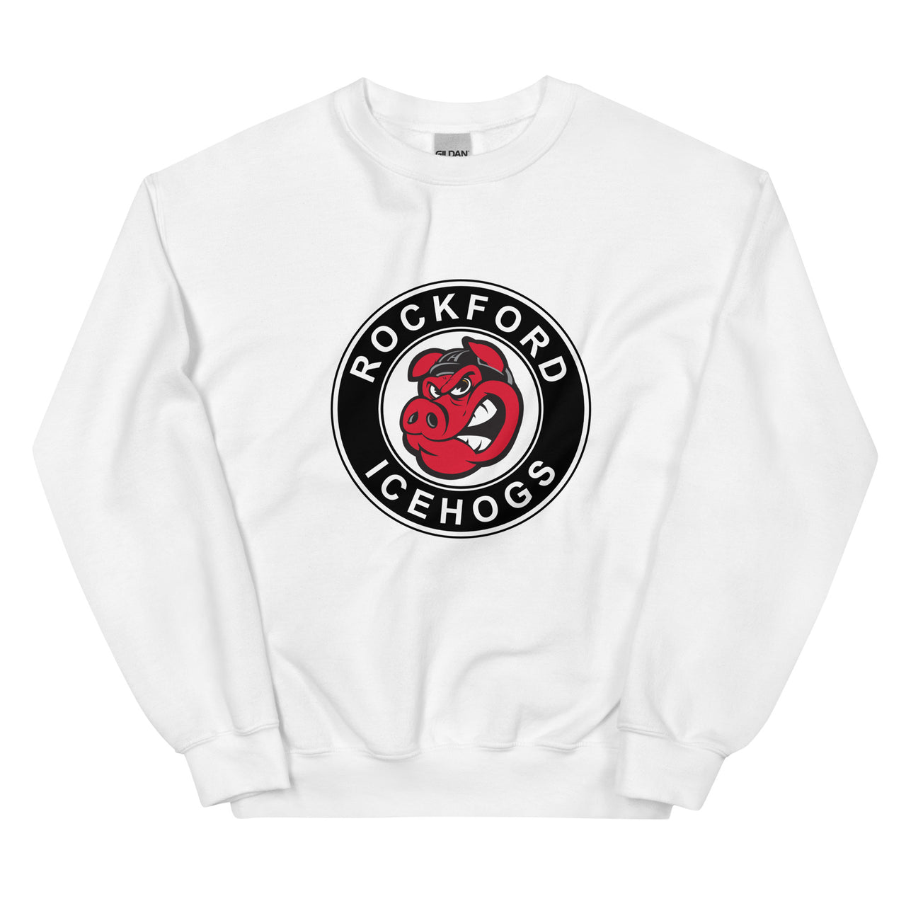 Rockford IceHogs Adult Primary Logo Crewneck Sweatshirt