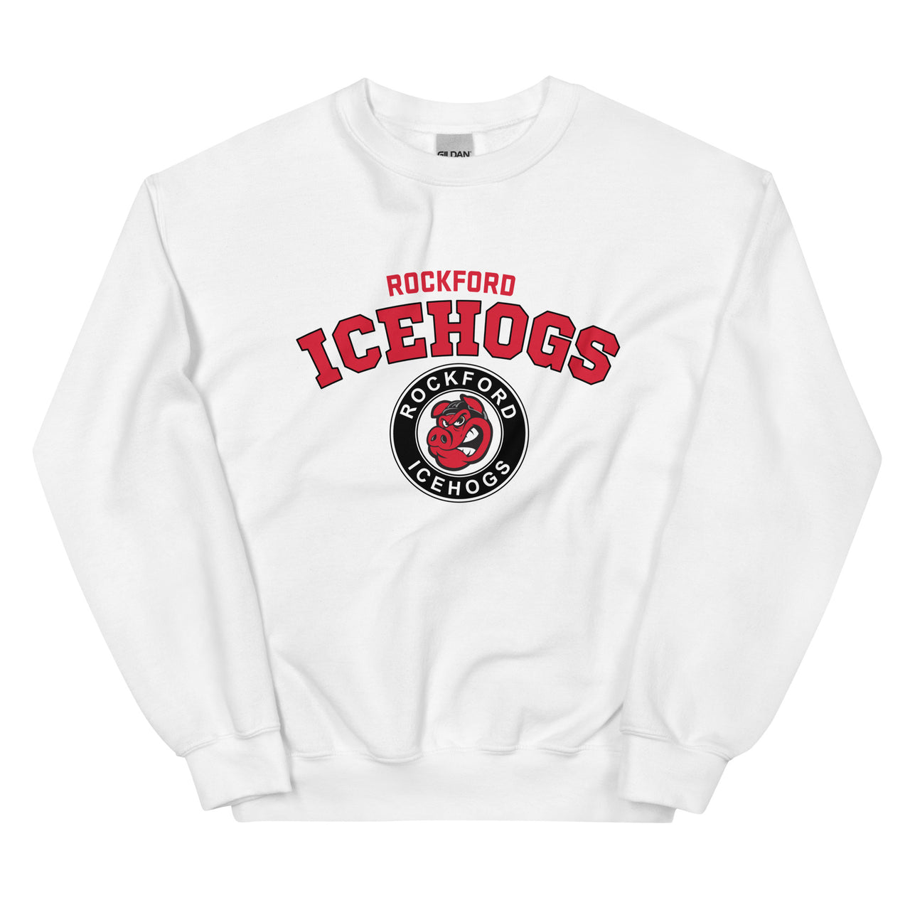 Rockford IceHogs Adult Arch Crewneck Sweatshirt