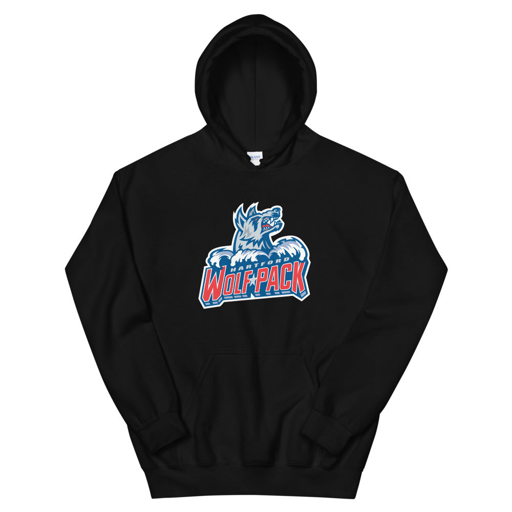 Hartford Wolf Pack Adult Primary Logo Pullover Hoodie