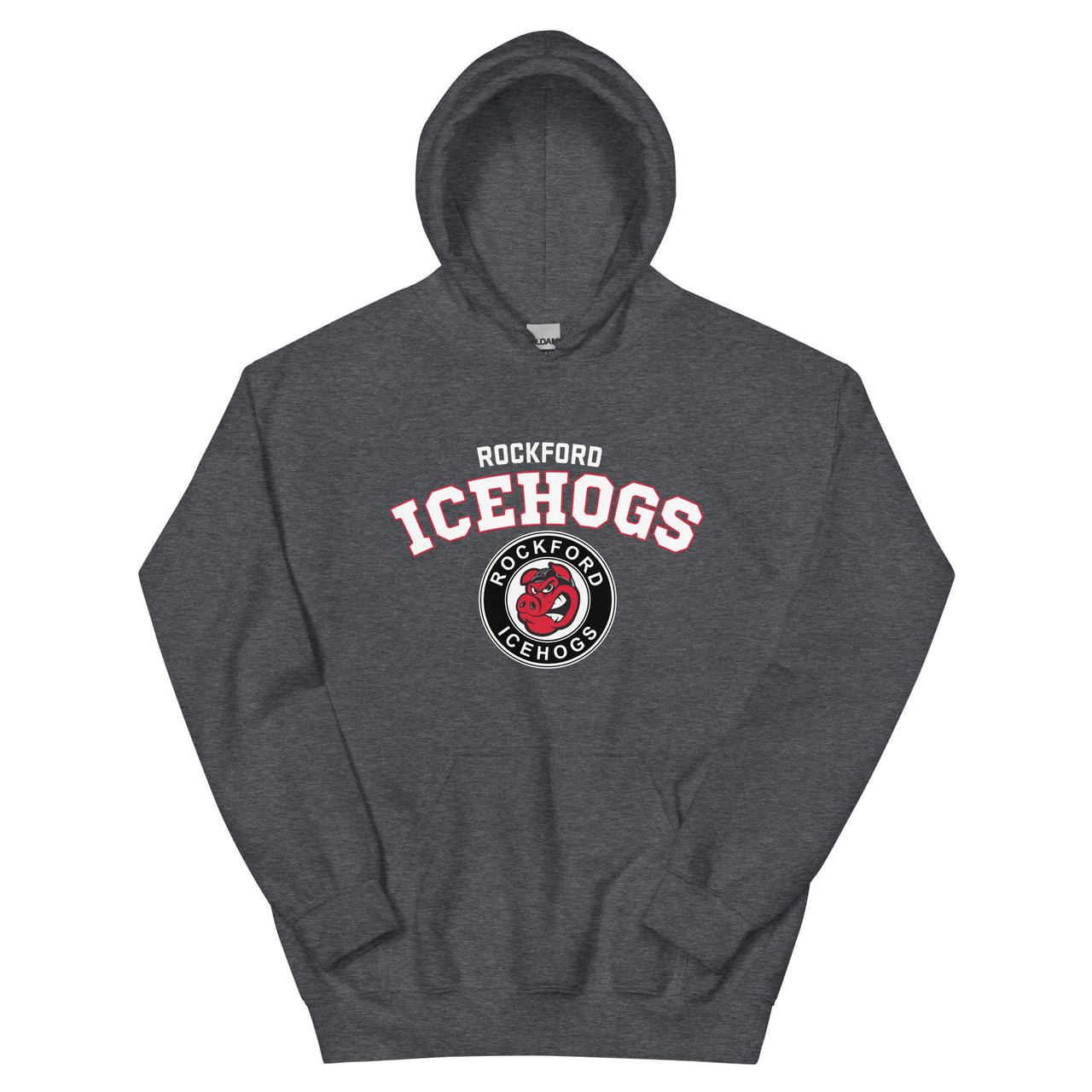 Rockford IceHogs Adult Arch Pullover Hoodie