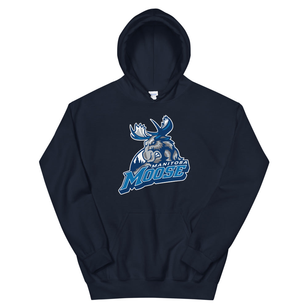 Manitoba Moose Primary Logo Adult Pullover Hoodie
