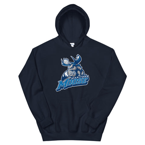 Manitoba Moose Primary Logo Adult Pullover Hoodie