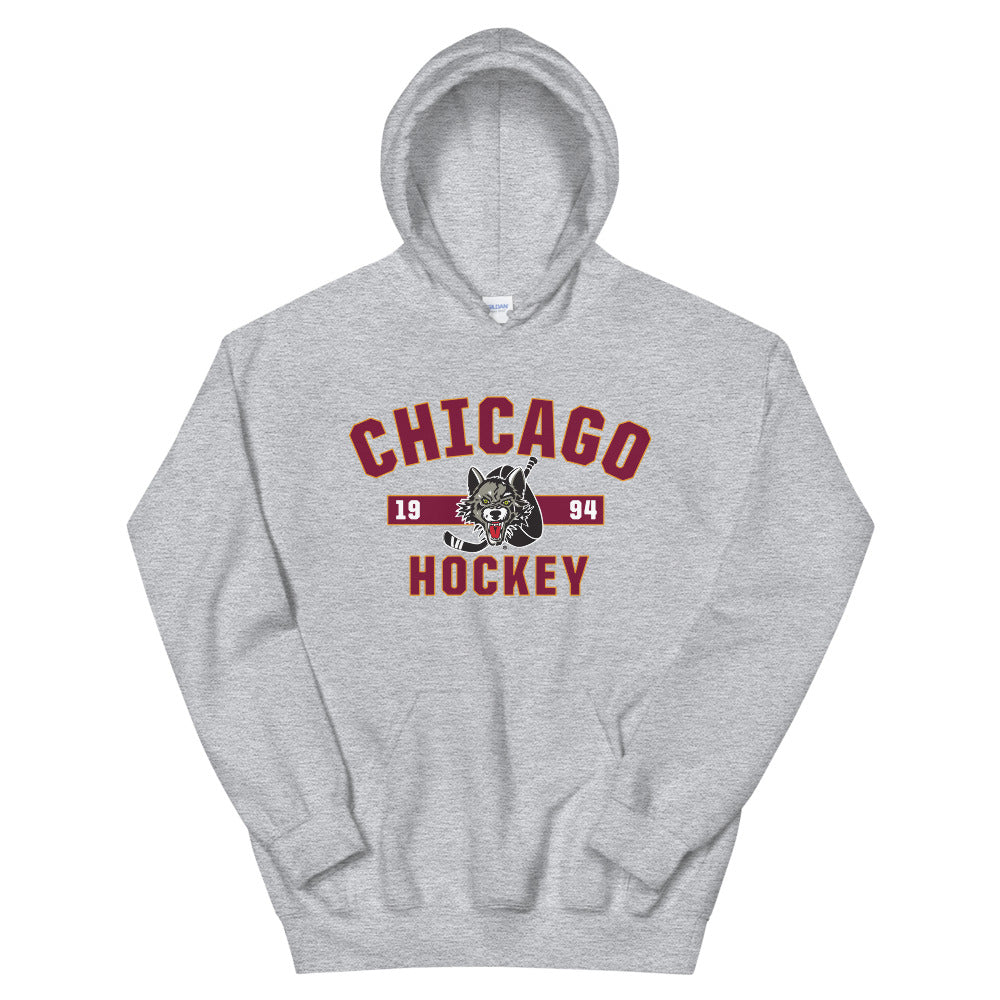Chicago Wolves Adult Established Pullover Hoodie