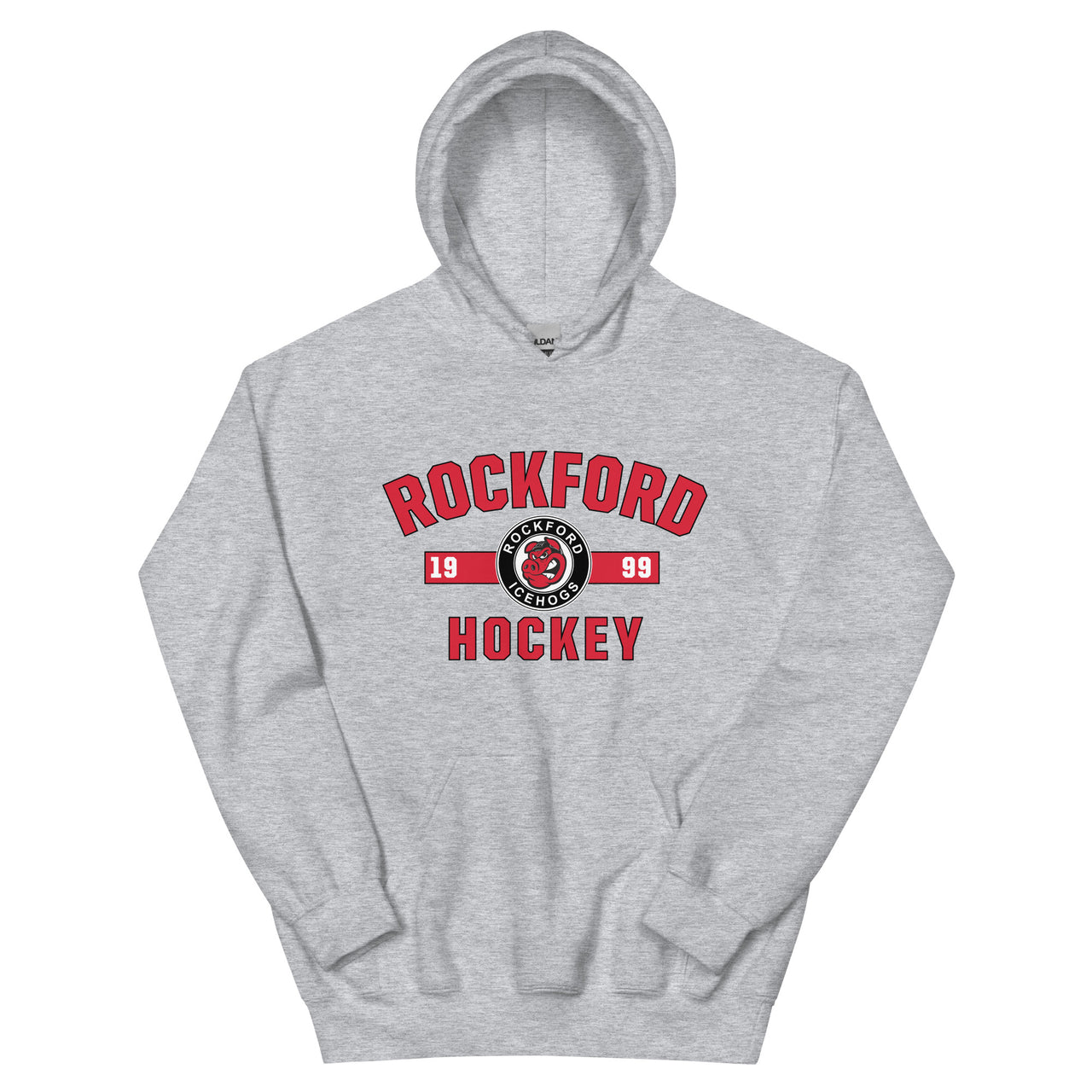Rockford IceHogs Adult Established Pullover Hoodie