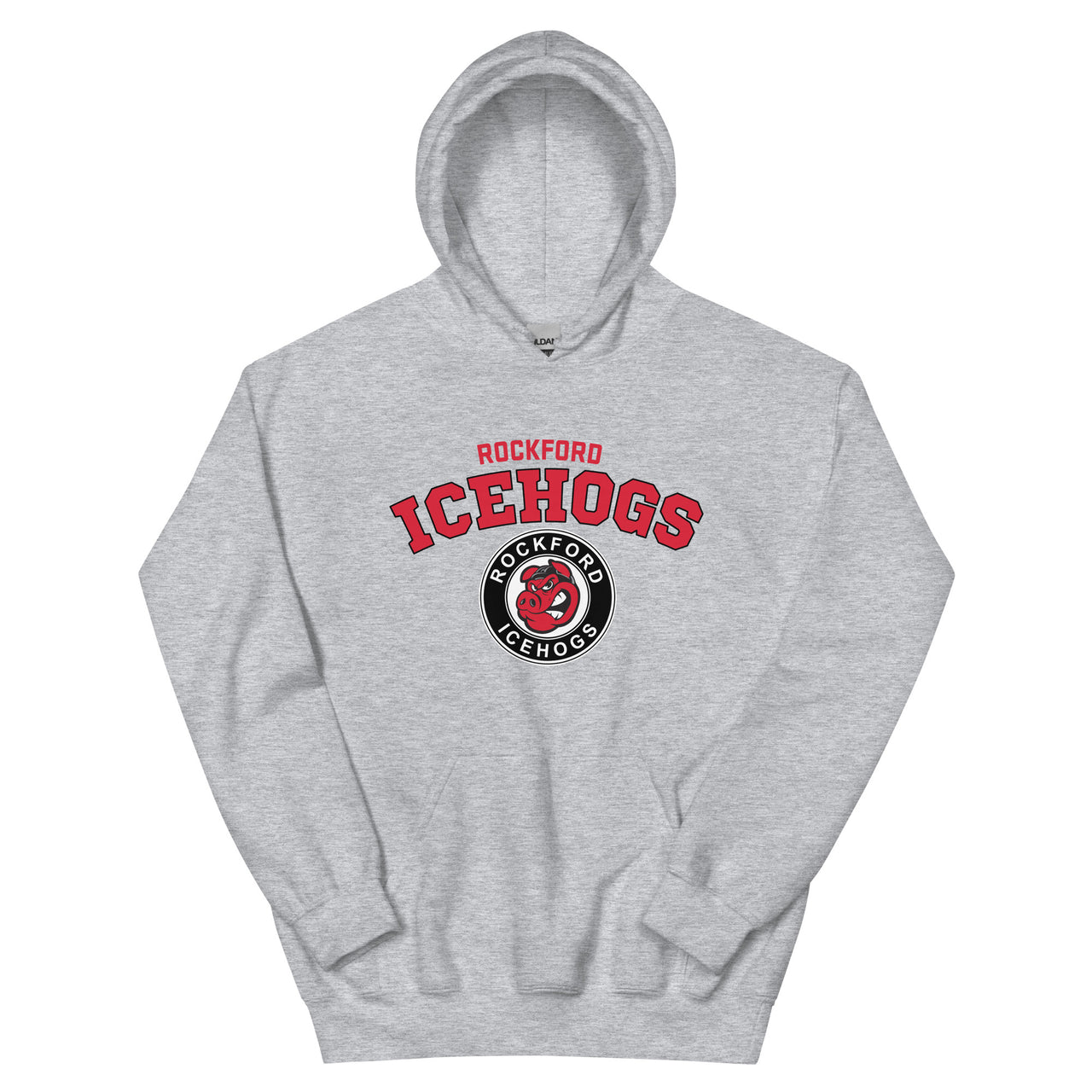 Rockford IceHogs Adult Arch Pullover Hoodie