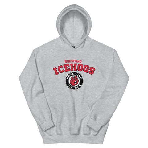Rockford IceHogs Adult Arch Pullover Hoodie