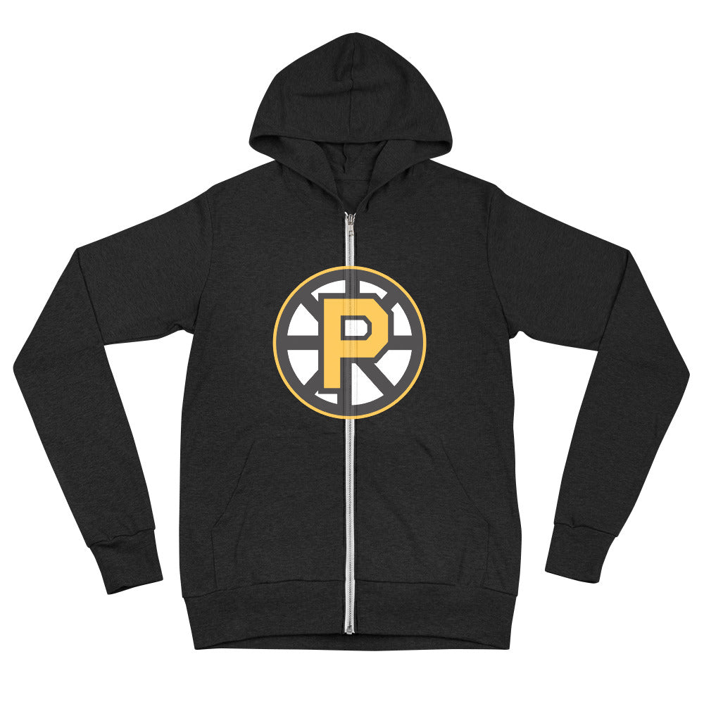 Providence Bruins Adult Primary Logo Full Zip Hoodie
