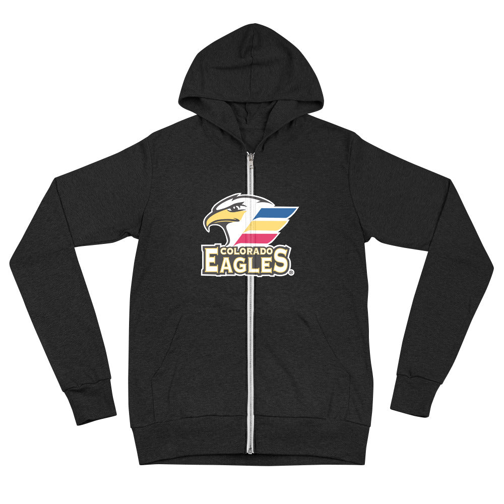 Colorado Eagles Adult Primary Logo Full Zip Hoodie
