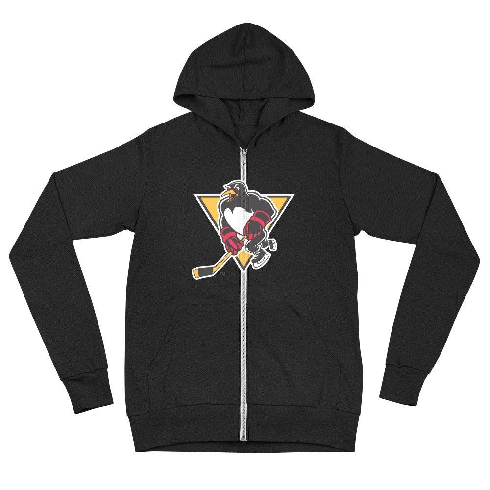 Pittsburgh Penguins NHL Reebok Gray Fleece Hooded Sweatshirt