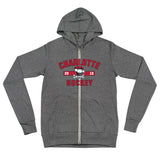 Charlotte Checkers Adult Established Logo Full Zip Hoodie