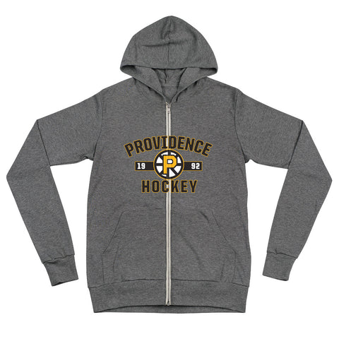 Providence Bruins Adult Established Logo Full Zip Hoodie