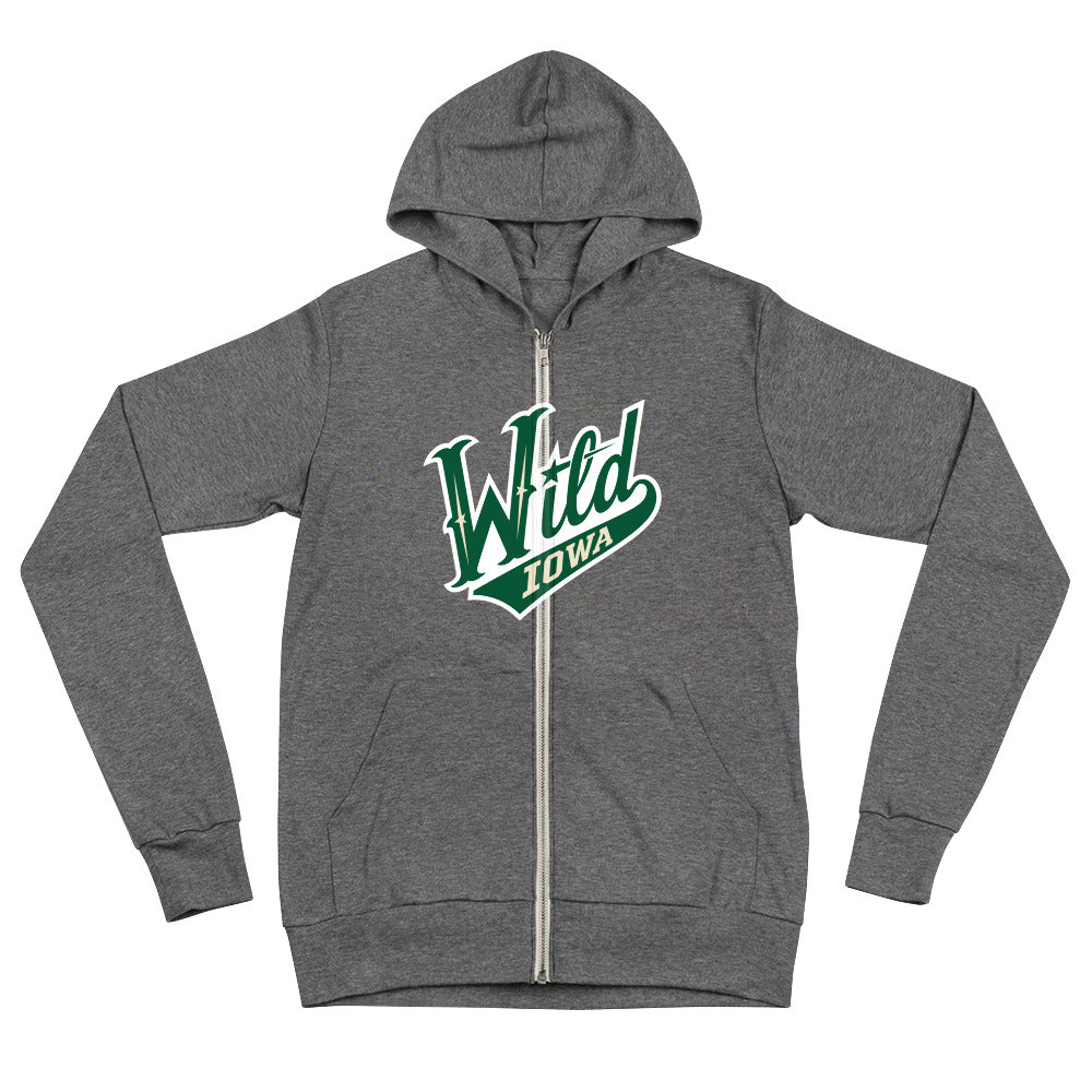 Iowa Wild Adult Primary Logo Full Zip Hoodie