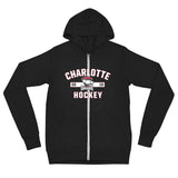 Charlotte Checkers Adult Established Logo Full Zip Hoodie
