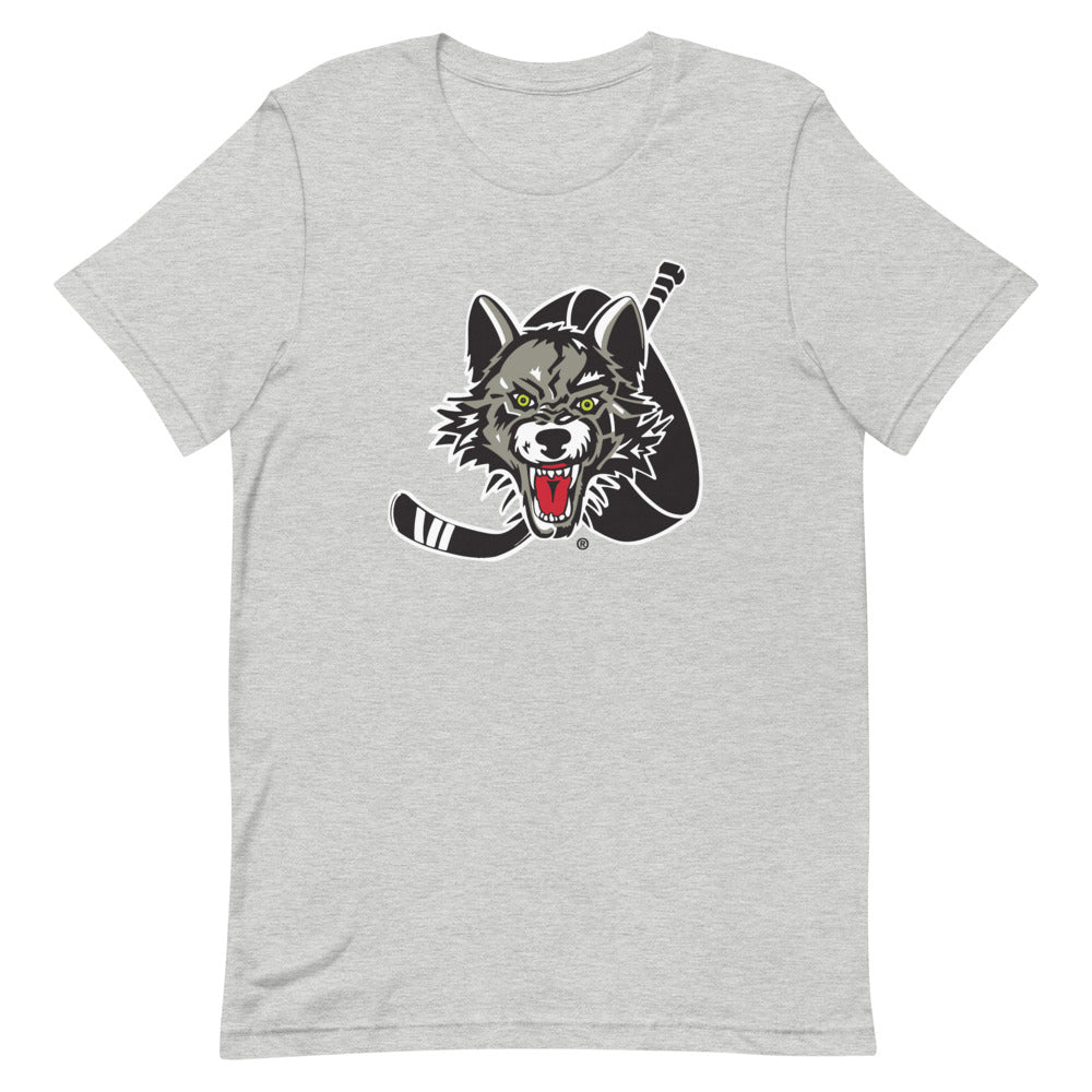 Chicago Wolves Adult Primary Logo Premium Short-Sleeve T-Shirt