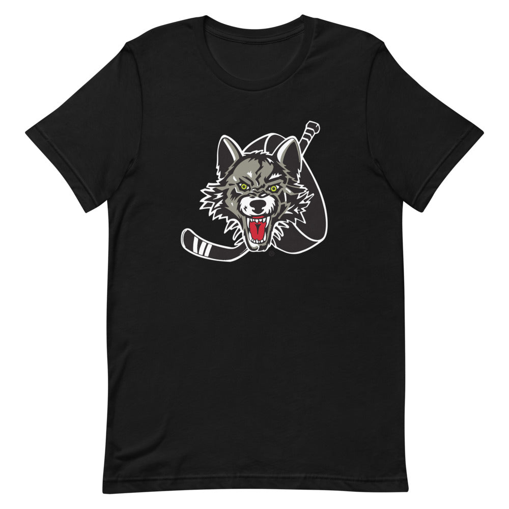 Chicago Wolves Adult Primary Logo Premium Short-Sleeve T-Shirt