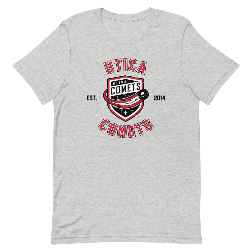 Utica Comets Adult Short-Sleeve T-Shirt - Schedule Design