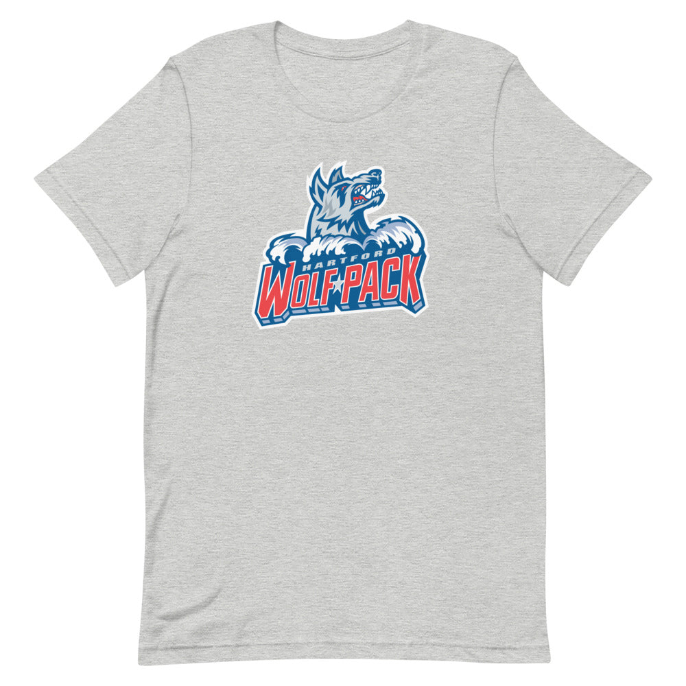 Hartford Wolf Pack Adult Primary Logo Premium Short-Sleeve T-Shirt