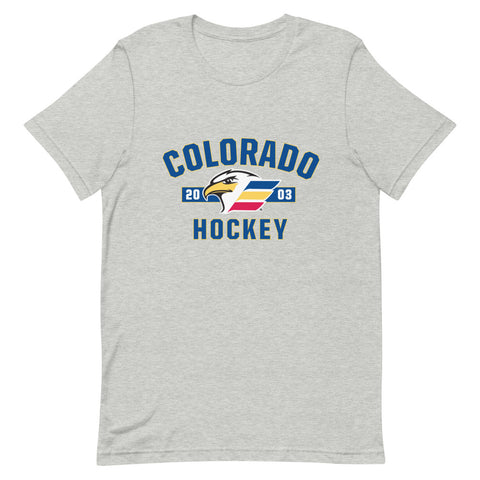 Colorado Eagles Adult Established Logo Premium Short-Sleeve T-Shirt