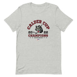 Chicago Wolves 2022 Calder Cup Champions Arch Adult Short Sleeve T-Shirt