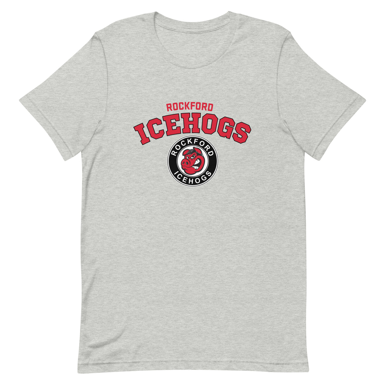 Rockford IceHogs Adult Arch Premium Short Sleeve T-Shirt