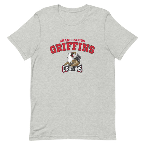 Grand Rapids Griffins Adult Arch Premium Short Sleeve T-Shirt