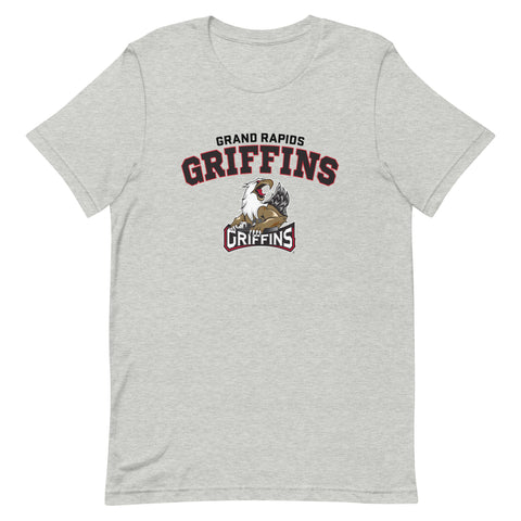 Grand Rapids Griffins Adult Arch Premium Short Sleeve T-Shirt