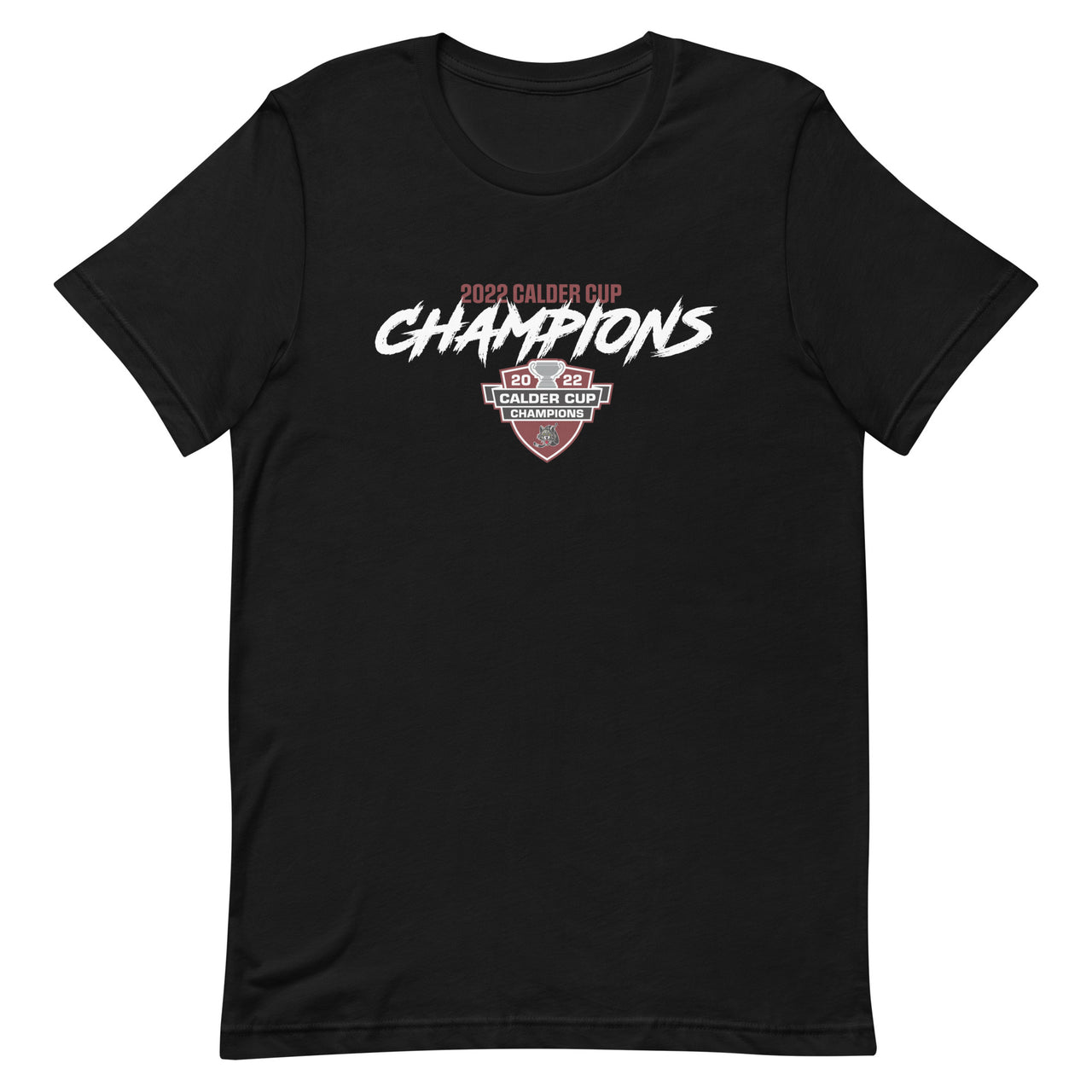 Chicago Wolves 2022 Calder Cup Champions Script Adult Short Sleeve T-Shirt