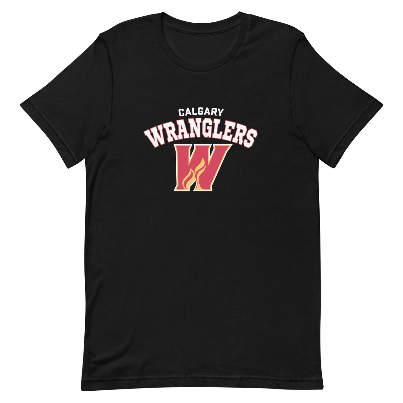 Calgary Wranglers Adult Arch Premium Short Sleeve T-Shirt