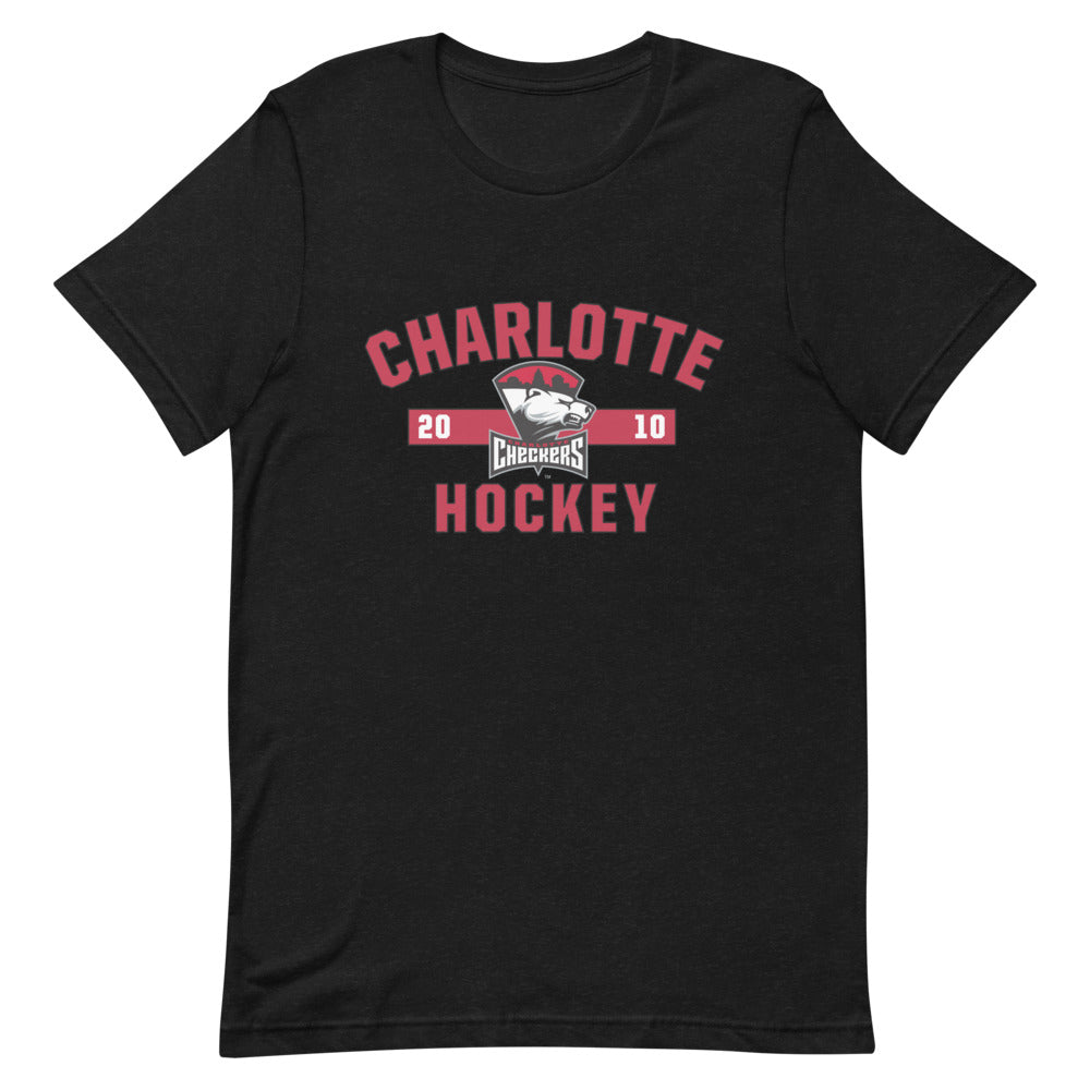 Charlotte Checkers Adult Established Logo Premium Short Sleeve T-Shirt