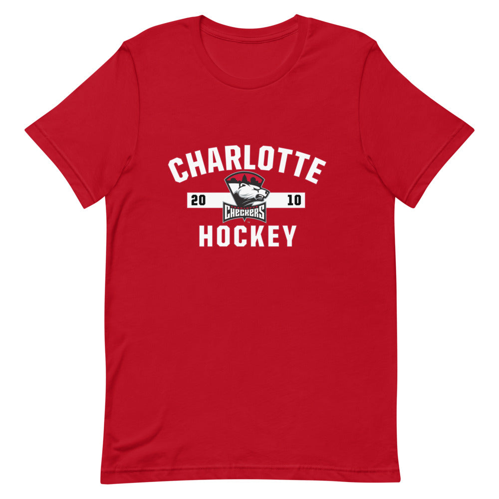 Charlotte Checkers Adult Established Logo Premium Short-Sleeve T-Shirt