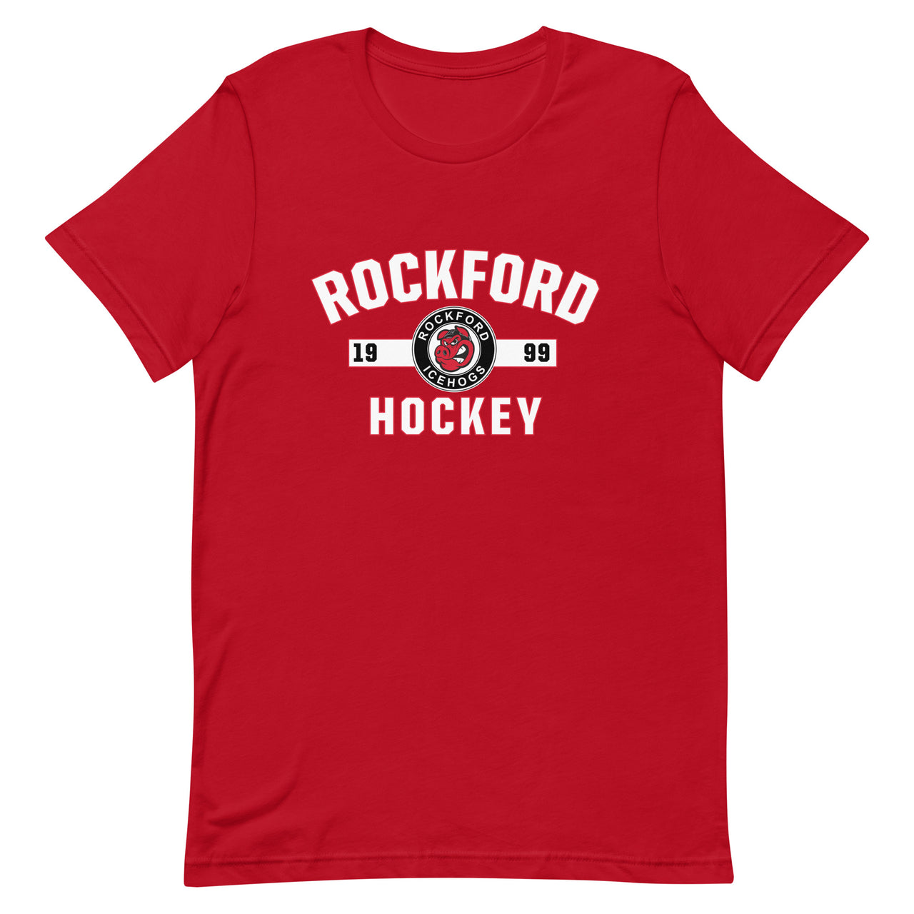 Rockford IceHogs Adult Established Premium Short Sleeve T-Shirt