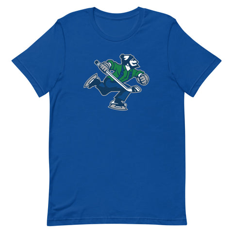Abbotsford Canucks Primary Logo Adult Premium Short-Sleeve T-Shirt