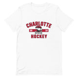 Charlotte Checkers Adult Established Logo Premium Short Sleeve T-Shirt