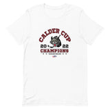 Chicago Wolves 2022 Calder Cup Champions Arch Adult Short Sleeve T-Shirt