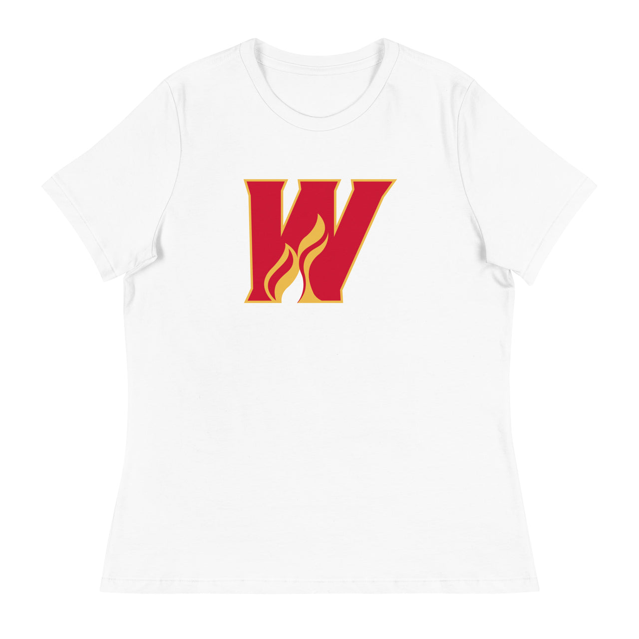 Calgary Wranglers Women's Primary Logo Relaxed T-Shirt