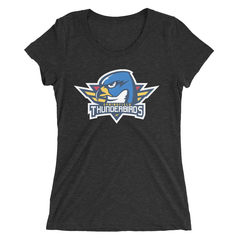 Springfield Thunderbirds Primary Logo Ladies' Short Sleeve T-Shirt