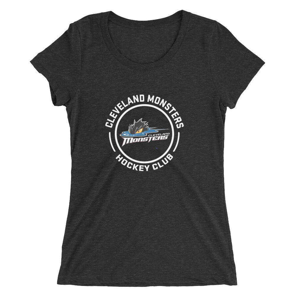 Cleveland Monsters Faceoff Ladies' Short Sleeve T-Shirt