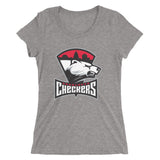 Charlotte Checkers Primary Logo Ladies' Short Sleeve T-Shirt
