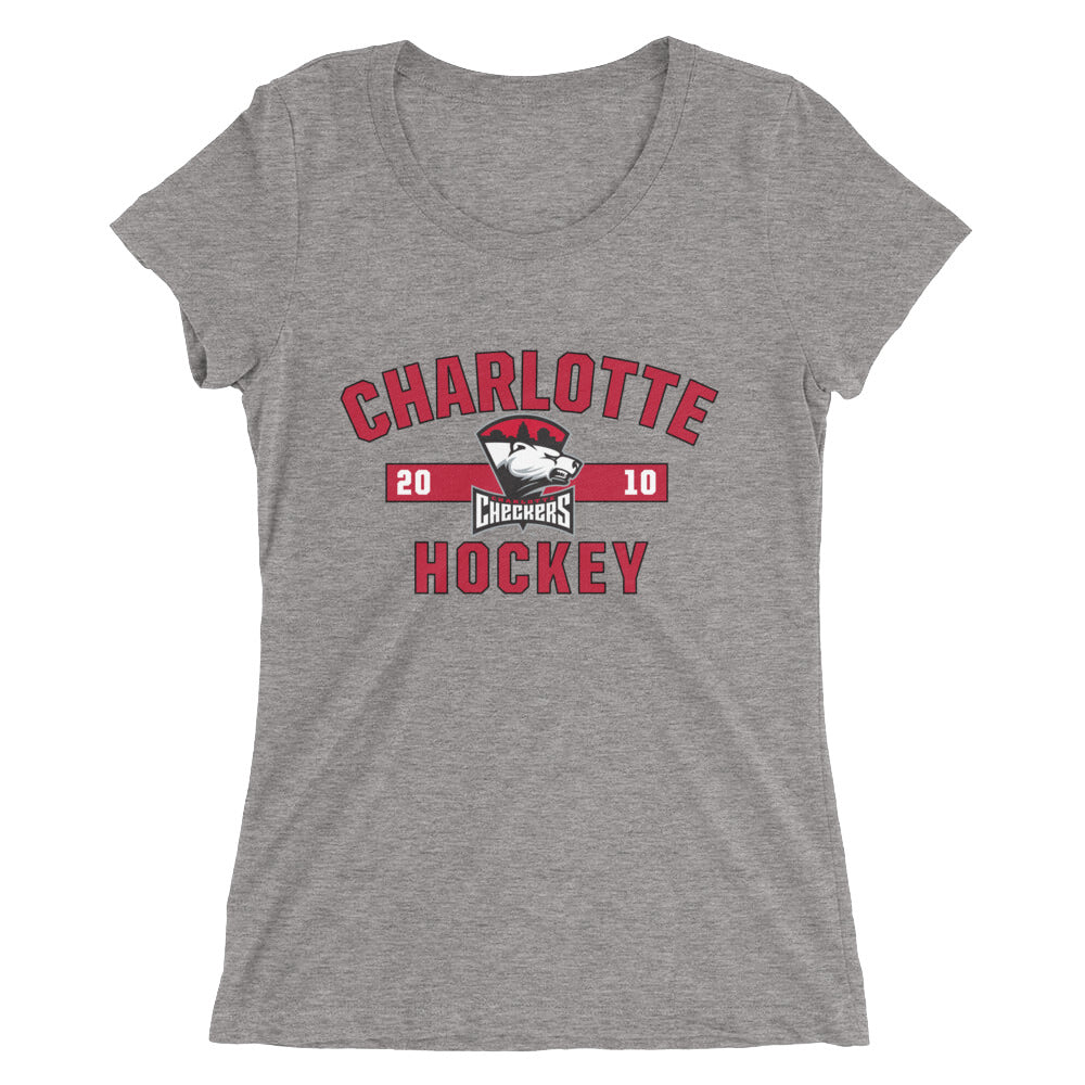Charlotte Checkers Established Logo Ladies' Short Sleeve TShirt