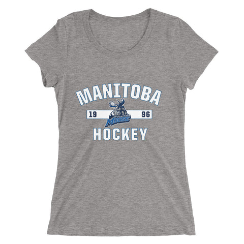 Manitoba Moose Adult Established Logo Ladies' Short Sleeve T-Shirt