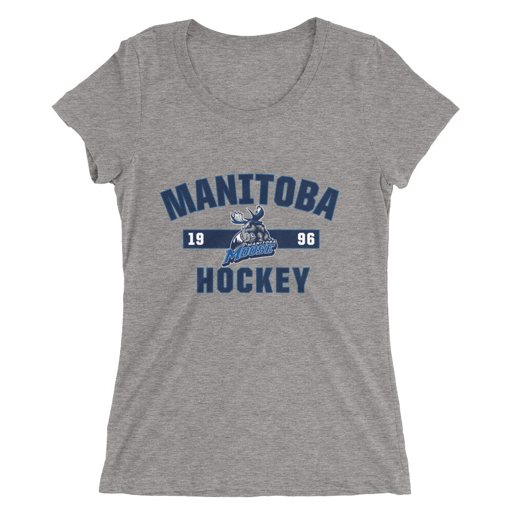 Manitoba Moose Established Logo Ladies' Short Sleeve T-Shirt