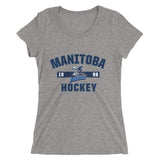 Manitoba Moose Established Logo Ladies' Short Sleeve T-Shirt