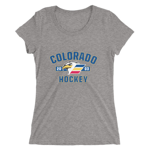 Colorado Eagles Established Logo Ladies' Short Sleeve T-Shirt