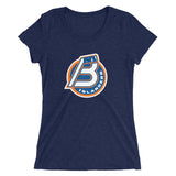 Bridgeport Islanders Ladies' Primary Logo Short Sleeve T-shirt