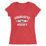 Charlotte Checkers Established Logo Ladies' Short Sleeve T-Shirt