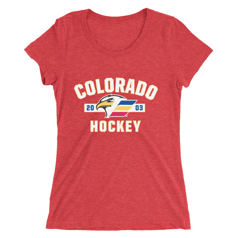 Colorado Eagles Established Logo Ladies' Short Sleeve T-Shirt