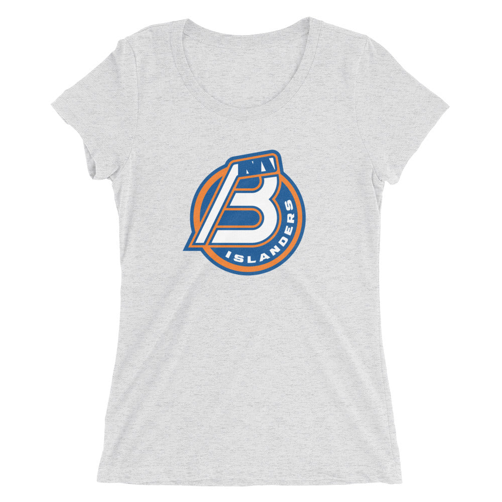 Bridgeport Islanders Ladies' Primary Logo Short Sleeve T-shirt